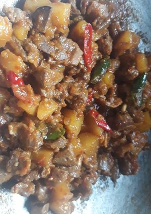 Foto resep Sambal Goreng Hati Pedas