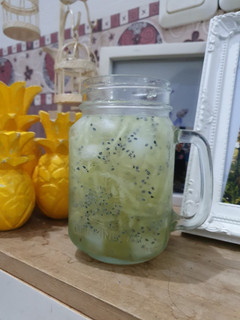 Foto resep Es Melon Nata Selasih