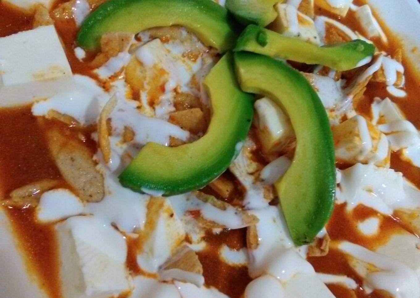 Sopa Azteca (Tortillas)
