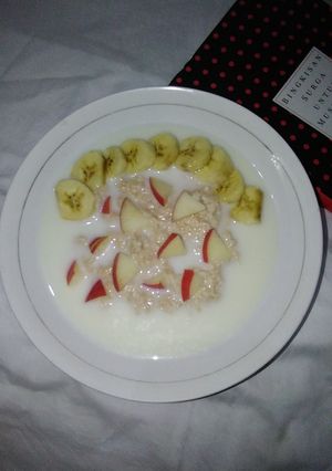 Foto resep Oatmeal Pisang & Apel