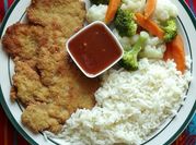 Una foto de milanesa de pollo