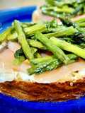 Brioche Toast with Smoked Salmon and Asparagus