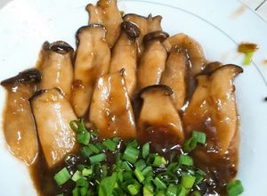 Hình của món Nấm đùi gà kho (món chay).