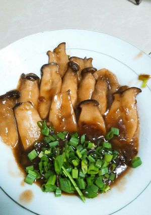 Hình của món Nấm đùi gà kho (món chay).
