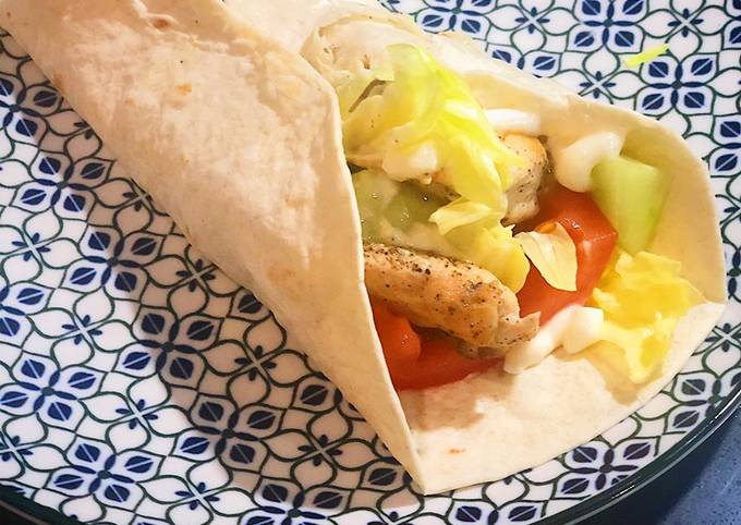 Resep Chicken Kebab Wraps Super Simple yang Menggugah Selera