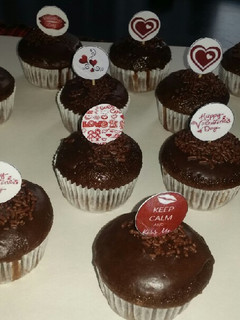 Una foto de Cupcake de chocolate