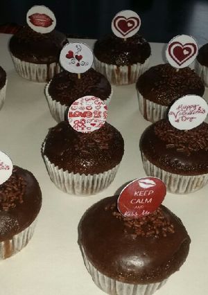 Una foto de Cupcake de chocolate