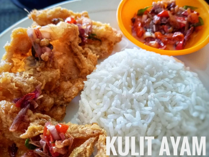 Cara Mudah Membuat Resep Kulit Ayam Crispy Sambal Matah yang Lezat Sekali Anti Ribet, Menggugah Selera