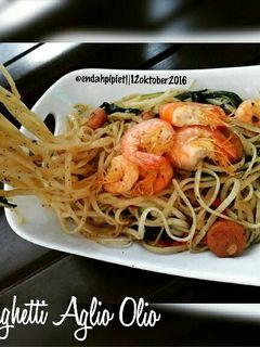 Foto resep Spaghetti Aglio Olio