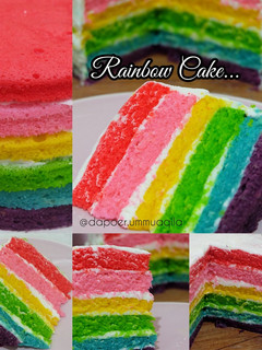 Foto resep Rainbow Cake kukus Ny. Liem, Lembuttt