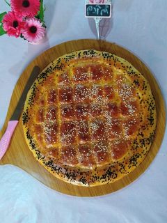 صورة لوصفة خبز البيدا التركي Turkish pida bread