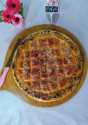صورة لوصفة خبز البيدا التركي Turkish pida bread
