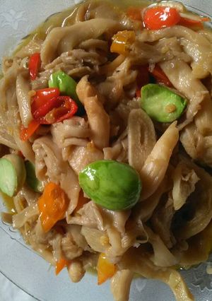 Foto resep Tumis jamur pete 😙 👍