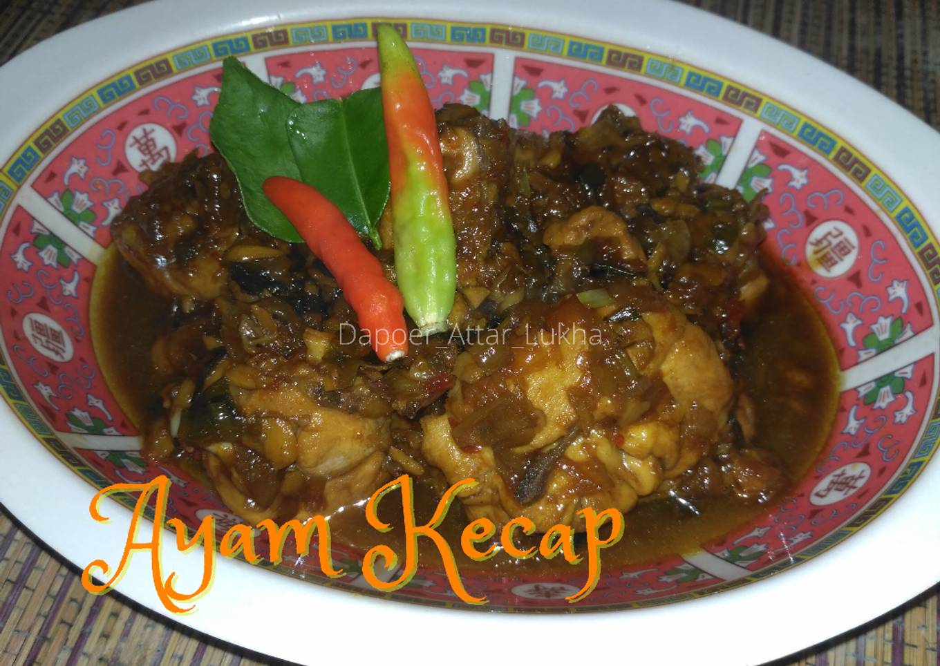 Resep Minggu ke-13: Ayam Kecap