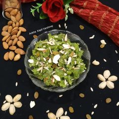A picture of Lauki Ka Halwa.