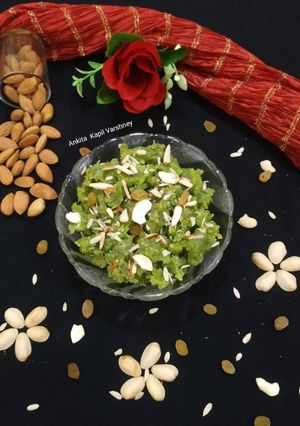 A picture of Lauki Ka Halwa.