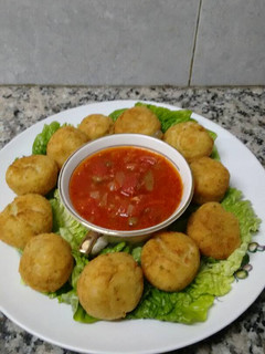 Una foto de Croquetas de arroz super faciles y buenisimas