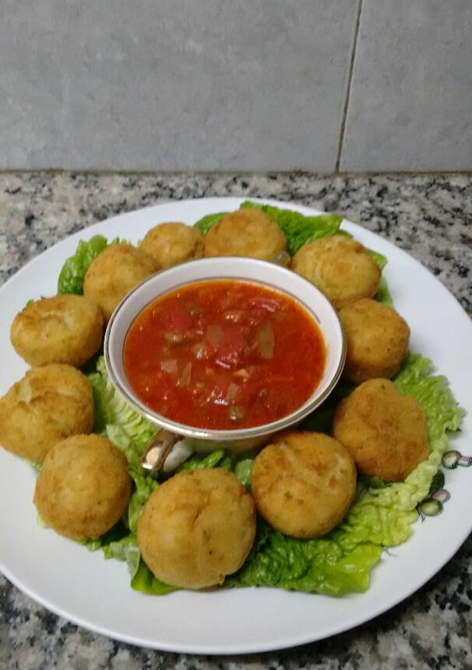 Una foto de Croquetas de arroz super faciles y buenisimas