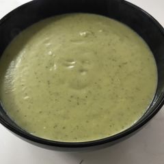 A picture of Broccoli and Stilton soup.