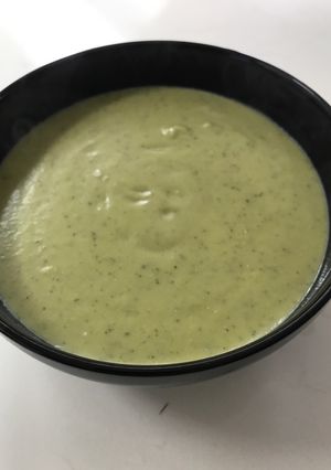 A picture of Broccoli and Stilton soup.
