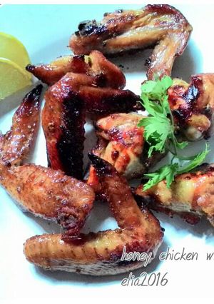 Foto resep honey chicken wings with blackpaper