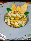 Cavatelli fatti in casa con Pesce Persico, Limone e Menta
