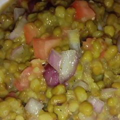 A picture of Moong Chaat.