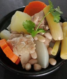 canh gà hầm sả