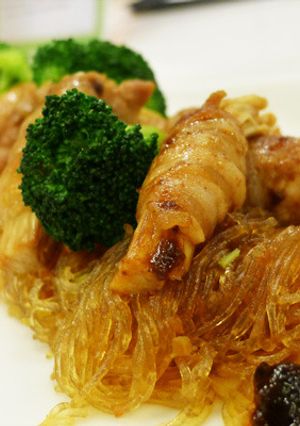 冬粉香菇肉捲（駱藝不絕天香麻辣醬食譜） 的食譜成品照片