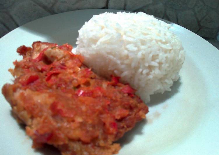 Ayam geprek simple