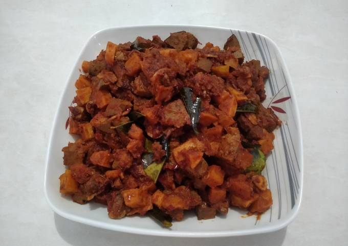 Sambel goreng kentang hati