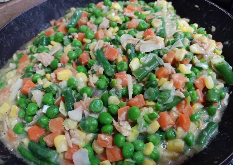 Resep Ragout Sayuran Tuna Anti Gagal