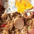 Nasi goreng trasi bakso