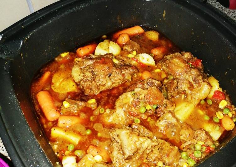 Slow cooked Oxtail
