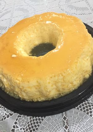Una foto de Flan casero