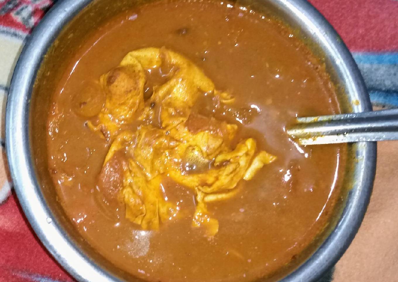 South Indian style egg curry