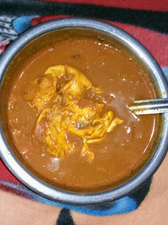A picture of South Indian style egg curry.