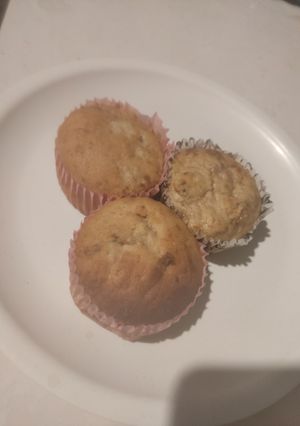Una foto de Muffins de plátano y nuez