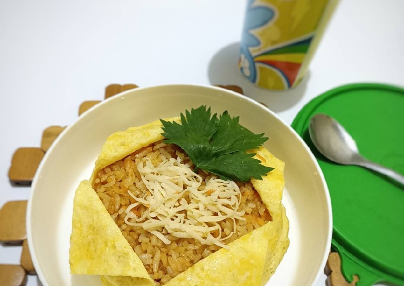 Nasgor Keju Berselimut (Bekal Anak)