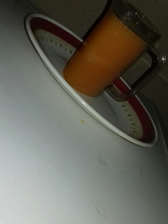 A picture of Mixed fruit (mango,carrot n ginger).