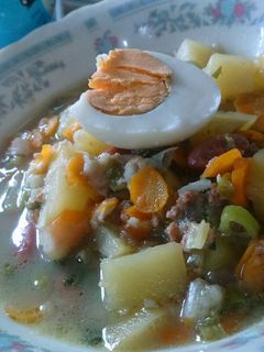 Foto resep Sop daging kacang merah