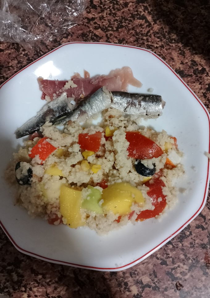 Una foto de Ensalada de Cuscús y Fruta