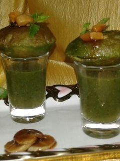 সবুজে ফুচকা চাট রেসিপির প্রধান ছবি
