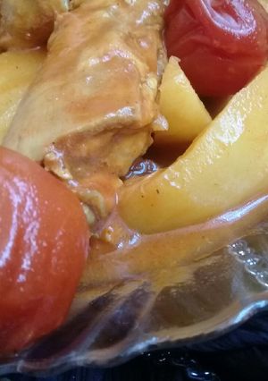 عکسی از دستور تاس کباب مرغ