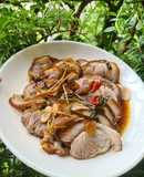 Bắp giò hấp tàu xì