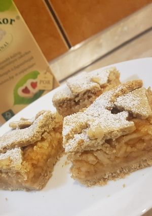 Vegán almás pite recept fotója