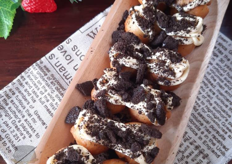 Resep Loukoumades Topping Butter Cream Oreo Anti Gagal