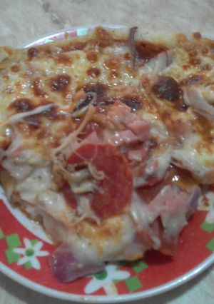 Una foto de Pizza más que casera