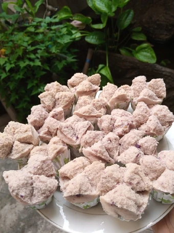 Langkah Mudah untuk Menyiapkan Resep Bolu Kukus Ubi Ungu yang Uenak Anti Ribet, Menggugah Selera