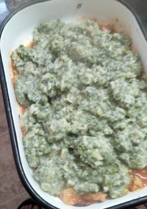Una foto de Ñoquis de acelga y espinacas (malfatti)
